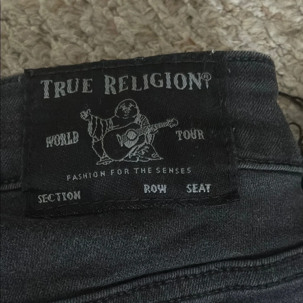 Women's Black True Religion Jeans - Picture 5 of 5